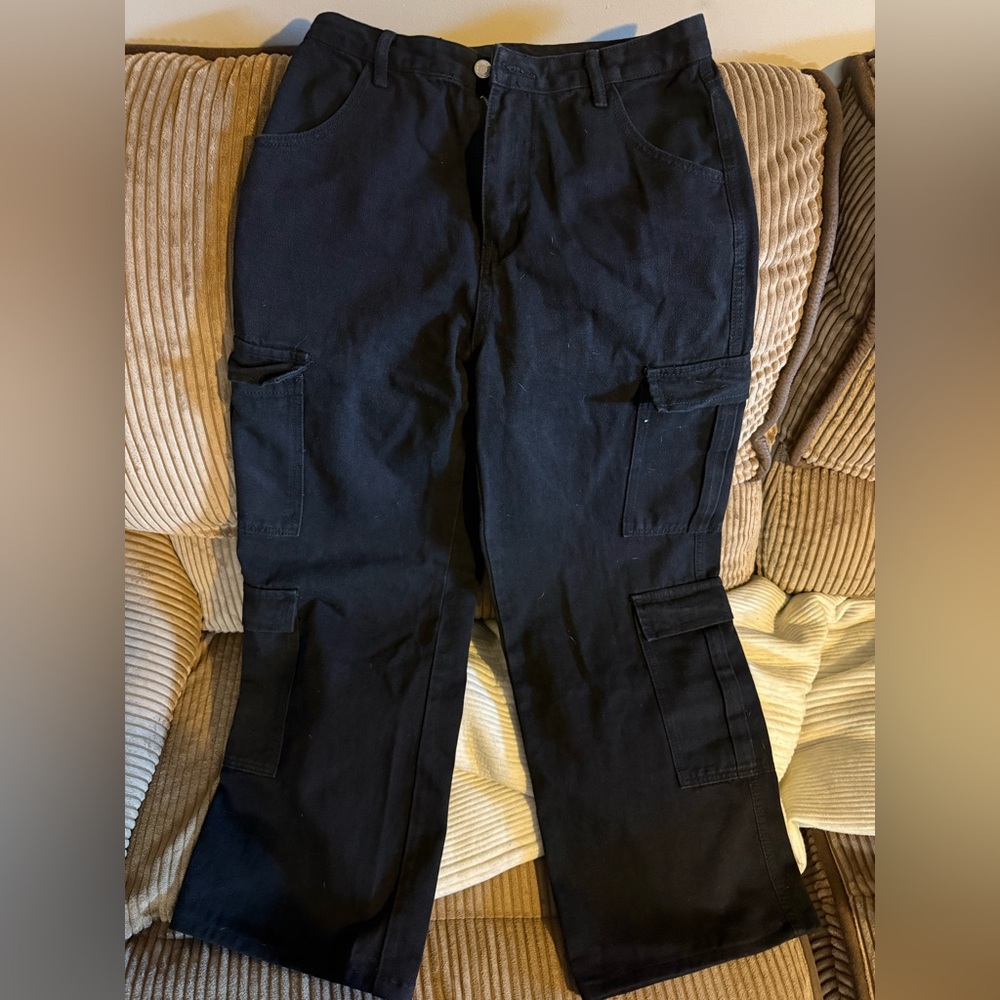 SHEIN Black Boot Cut Pants